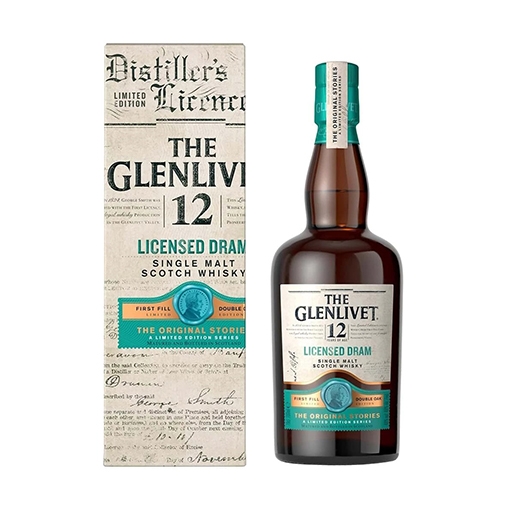 Rượu Glenlivet 12 Năm Licensed Dram