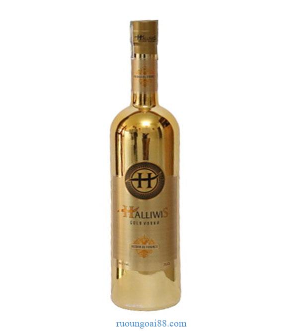 RƯỢU HALLIWIS VODKA GOLD 750ML