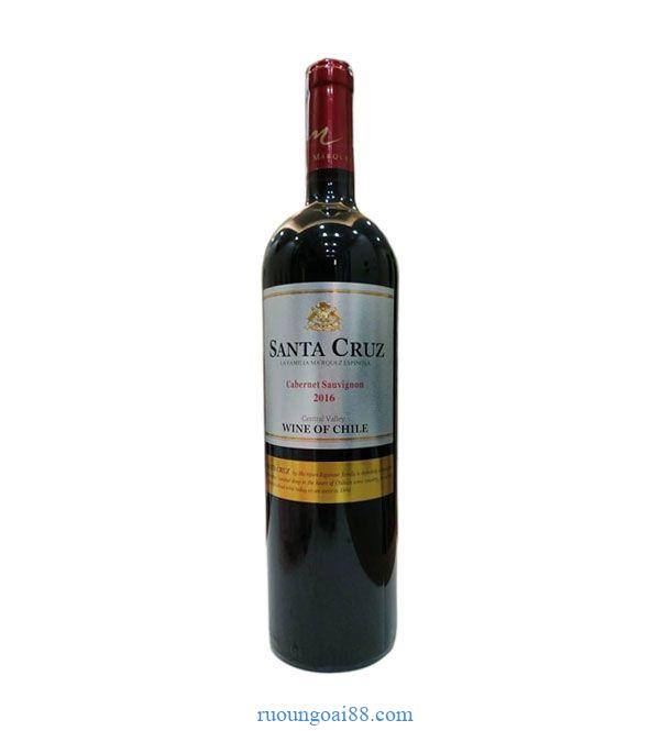 Rượu vang Santa Cruz 2018